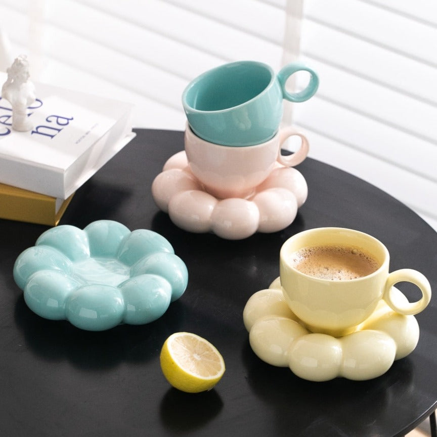 SkySip Cloud Ceramic Cup & Saucer Collection