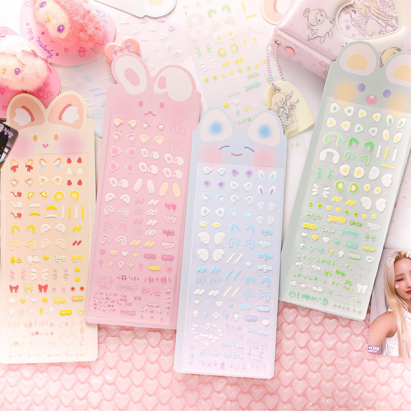 Adorable Ears: Mini Stickers Set