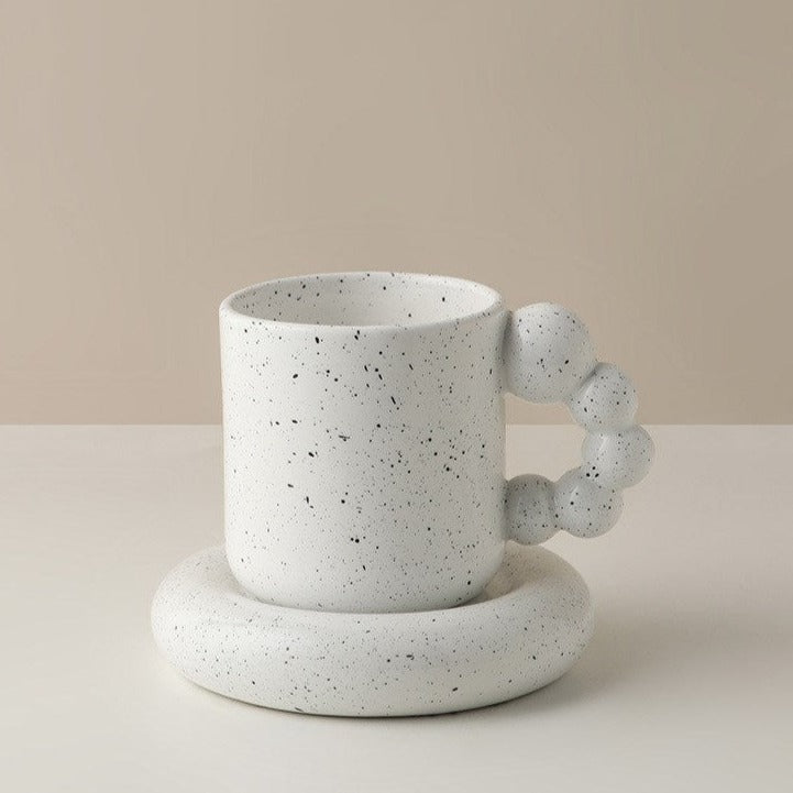 Candied Ceramic Ball Handle Mug