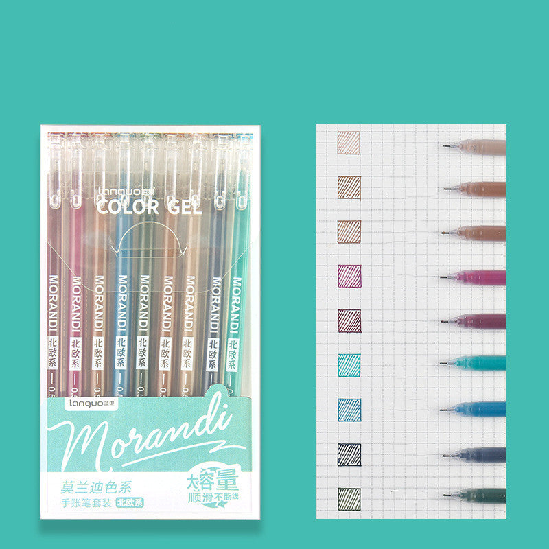 VintageVibe Morandi Gel Pen Series