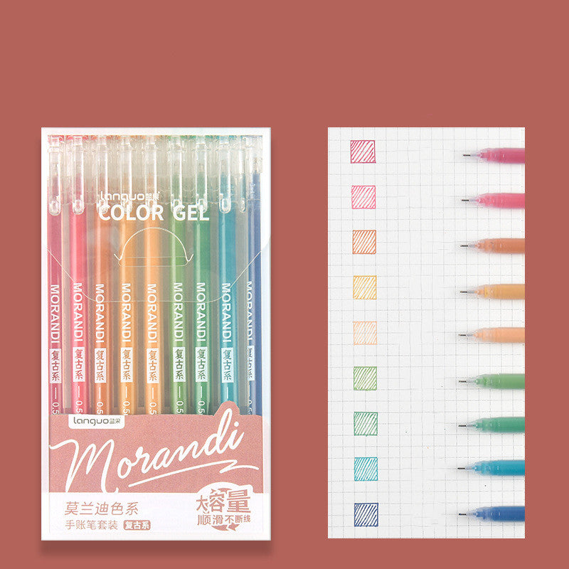 VintageVibe Morandi Gel Pen Series