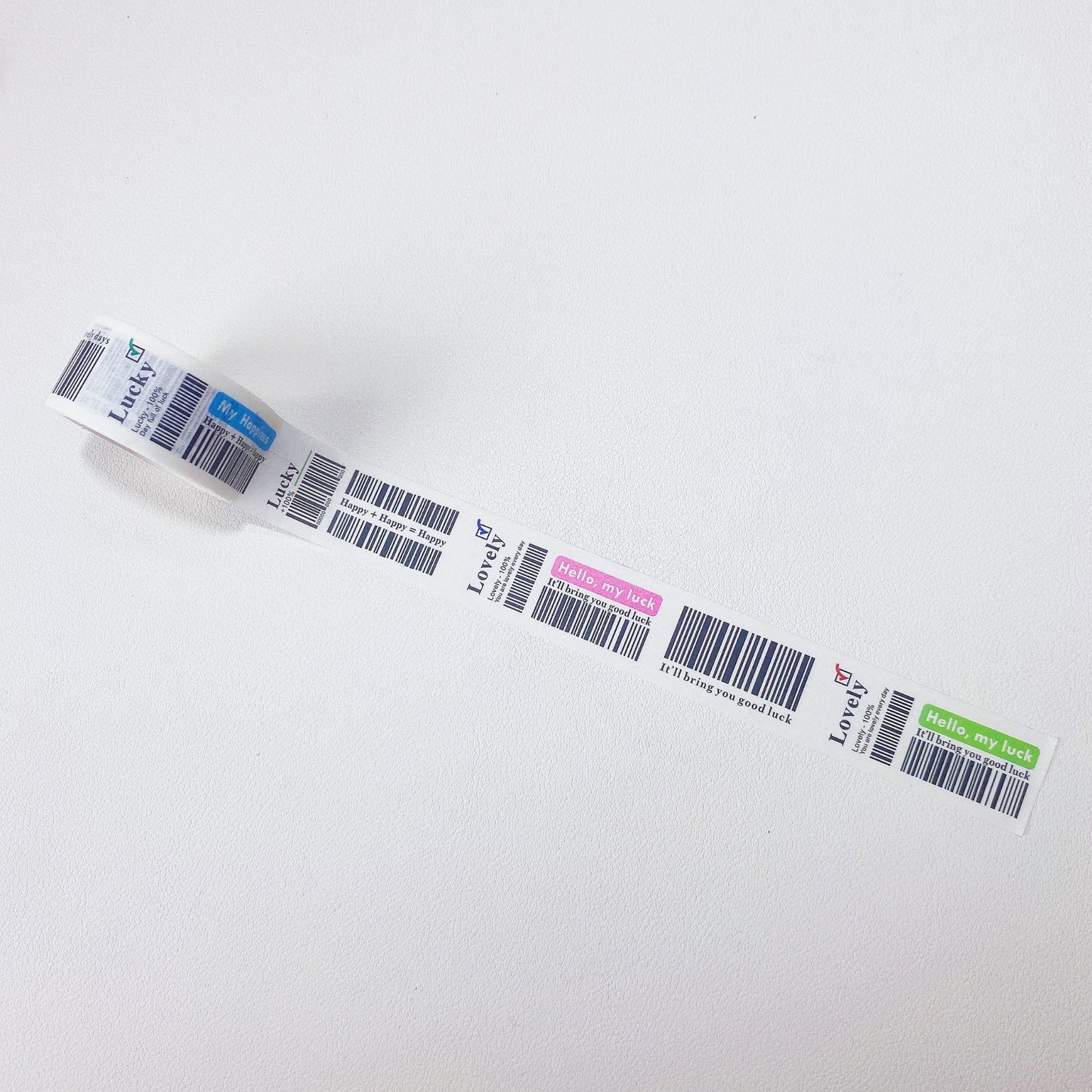 Bar Code Aesthetics Washi Tape