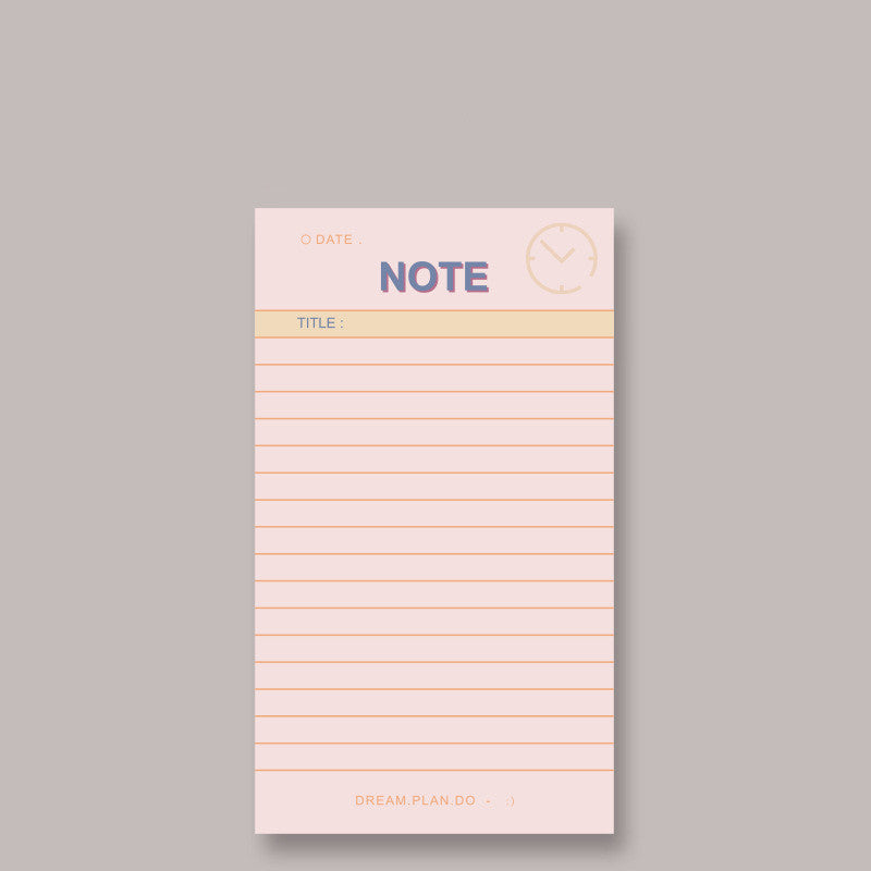 VersaPlan: Colourful Compact Post-it Daily Planner