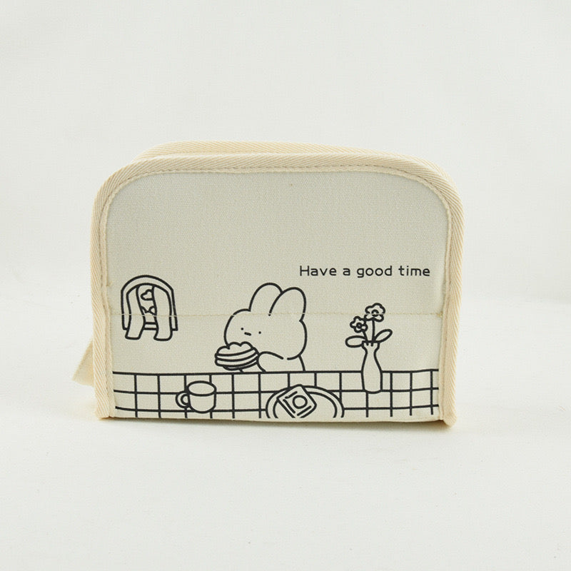 Bear and Bunny Wonder: Large Capacity Pencil Case