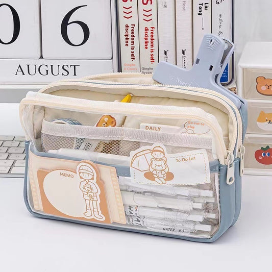 Clear Stack Pencil Case