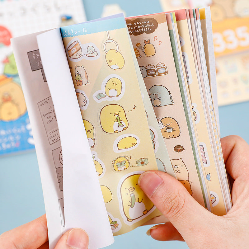 Kawaii Sumikko Gurashi Stickers Book - 16 sheets