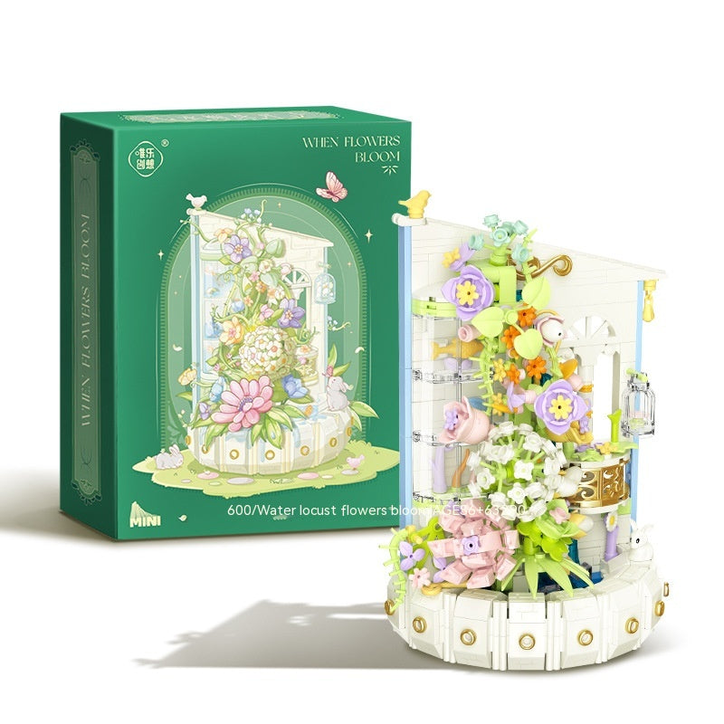 When Flowers Bloom Building Block Set