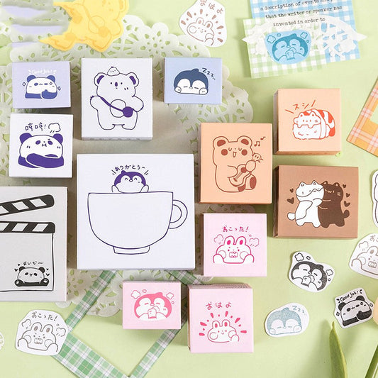 Theaceae Impressions Rubber Stamp Collection