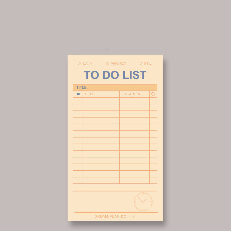 VersaPlan: Colourful Compact Post-it Daily Planner