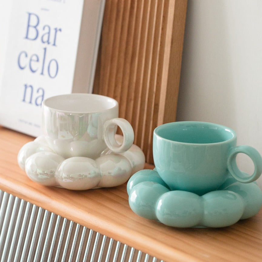 SkySip Cloud Ceramic Cup & Saucer Collection