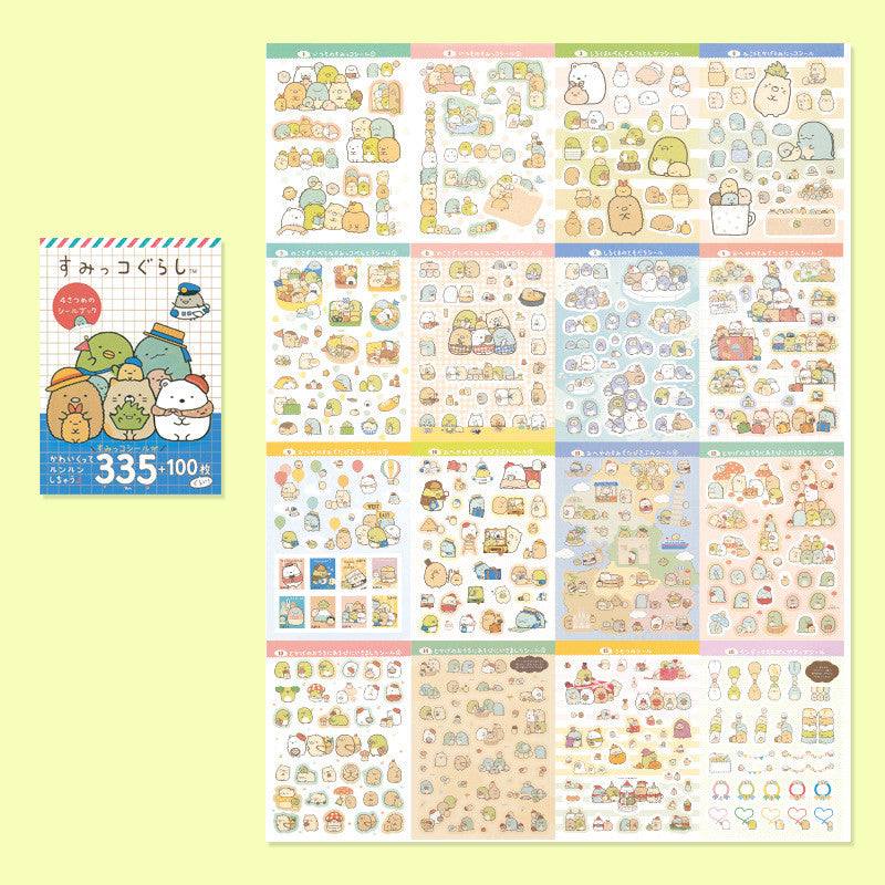 Kawaii Sumikko Gurashi Stickers Book - 16 sheets