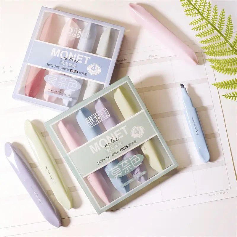 Monet Series Highlighter Markers Set