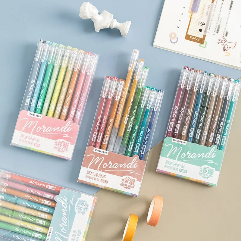 VintageVibe Morandi Gel Pen Series