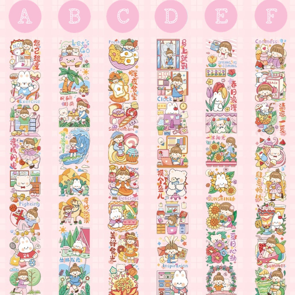 Bun Girls Bliss – Tapestry Tales Adhesive Tape