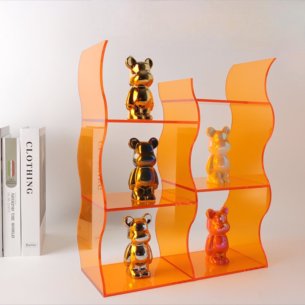 Crystal Wave Acrylic Display Shelf