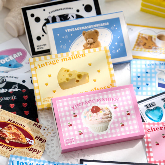 Vintage Vignettes 40 Pcs Sticker Box