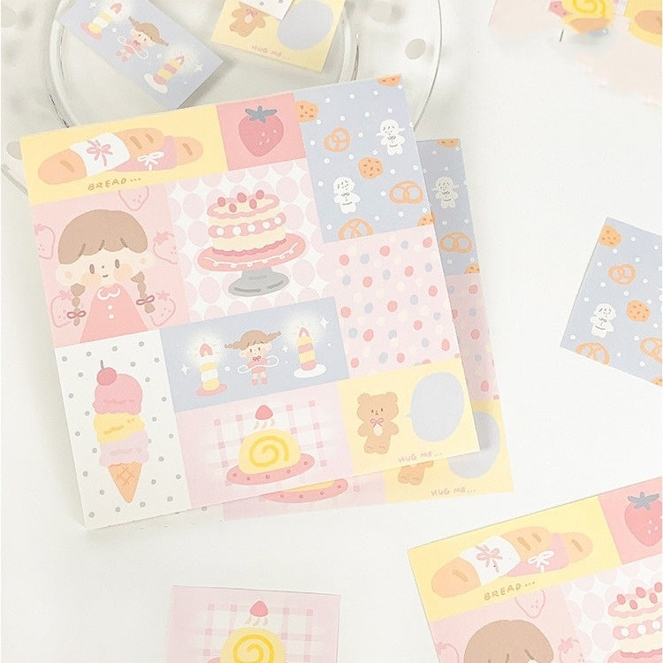 Sweet Dessert & Cozy Afternoon Notepad Set