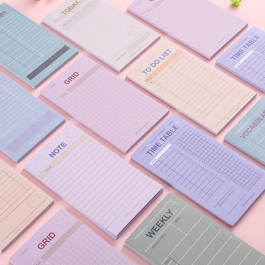 VersaPlan: Colourful Compact Post-it Daily Planner