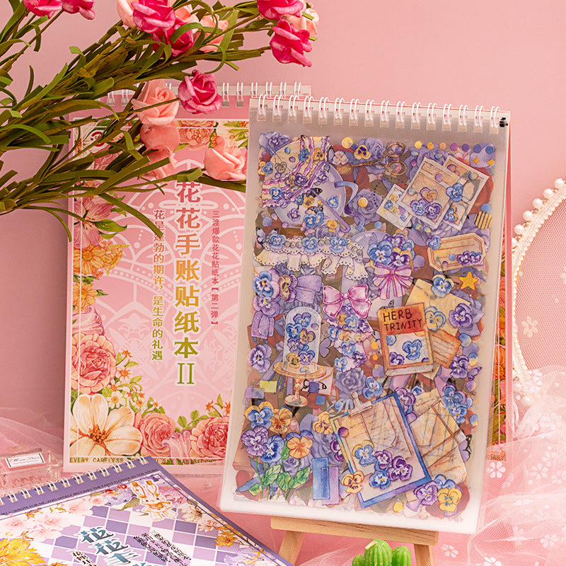 Flower Personality Sticker Book