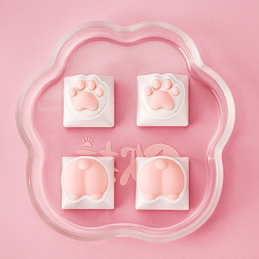 Peachy-Cat Keycap Collection