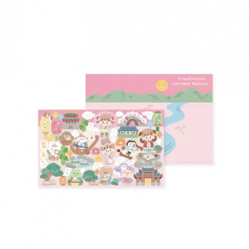 Charm Patch Collage Sticker Book